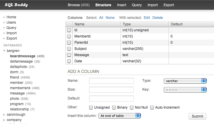 sqlbuddy